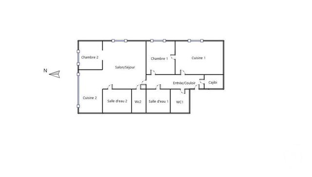 Appartement T3 &agrave; vendre - 3 pi&egrave;ces - 63 m2 - Amiens - 80 - PICARDIE