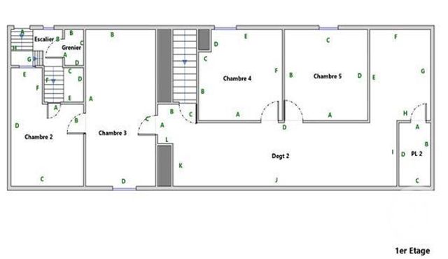 Maison &agrave; vendre - 6 pi&egrave;ces - 120 m2 - Hallencourt - 80 - PICARDIE