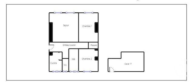 Appartement F3 &agrave; vendre - 3 pi&egrave;ces - 65,70 m2 - Abbeville - 80 - PICARDIE