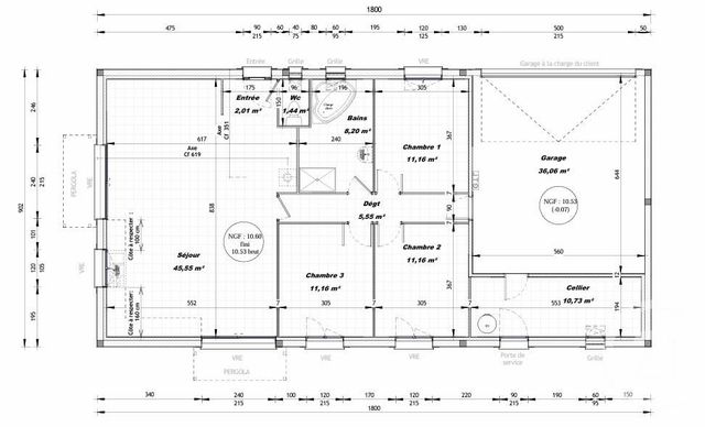 Maison &agrave; vendre - 4 pi&egrave;ces - 106,96 m2 - Vacquieres - 34 - LANGUEDOC-ROUSSILLON