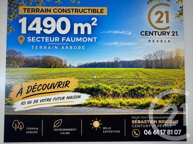 Terrain à vendre FAUMONT