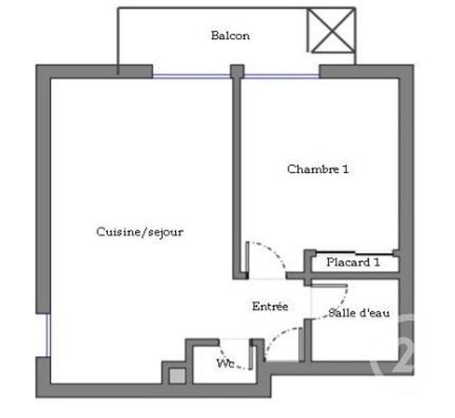 Appartement T2 à vendre - 2 pièces - 48,17 m2 - Montpellier - 34 - LANGUEDOC-ROUSSILLON