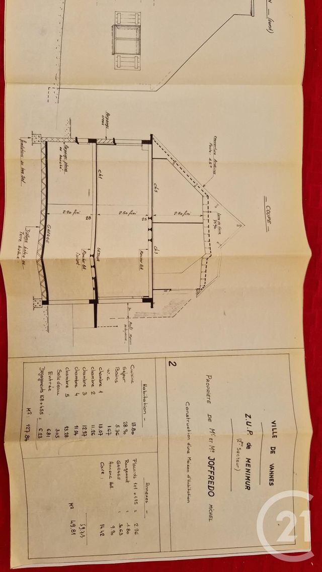 Maison &agrave; vendre - 6 pi&egrave;ces - 119,40 m2 - Vannes - 56 - BRETAGNE