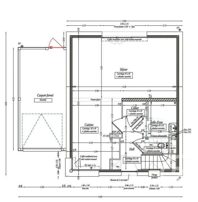 Maison &agrave; vendre - 4 pi&egrave;ces - 83 m2 - Condette - 62 - NORD-PAS-DE-CALAIS