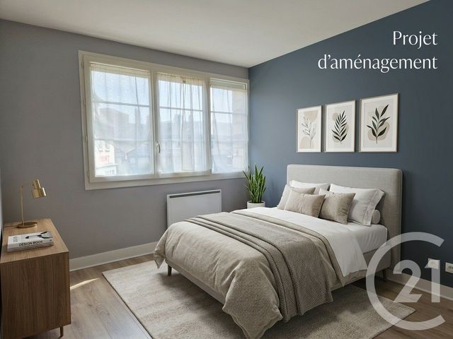 Appartement T3 &agrave; vendre - 3 pi&egrave;ces - 55,66 m2 - Lisieux - 14 - BASSE-NORMANDIE