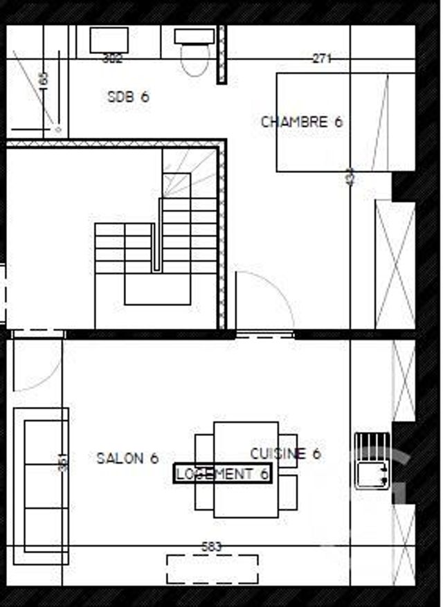 Appartement T2 &agrave; vendre - 2 pi&egrave;ces - 38 m2 - Roubaix - 59 - NORD-PAS-DE-CALAIS