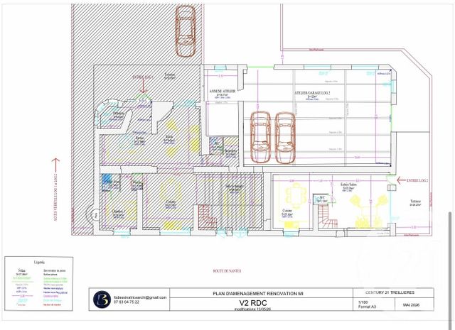 Maison &agrave; vendre - 7 pi&egrave;ces - 185 m2 - Treillieres - 44 - PAYS-DE-LOIRE