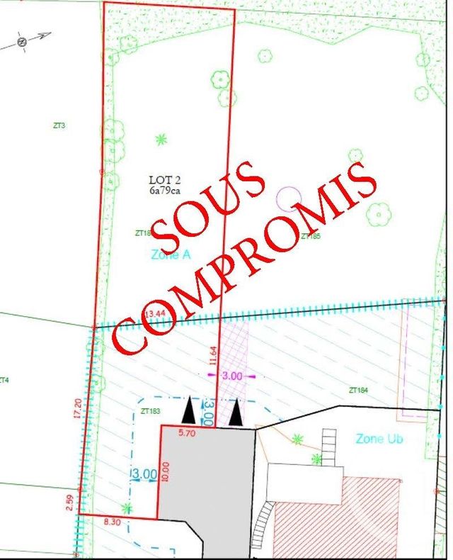 terrain - TREILLIERES - 44