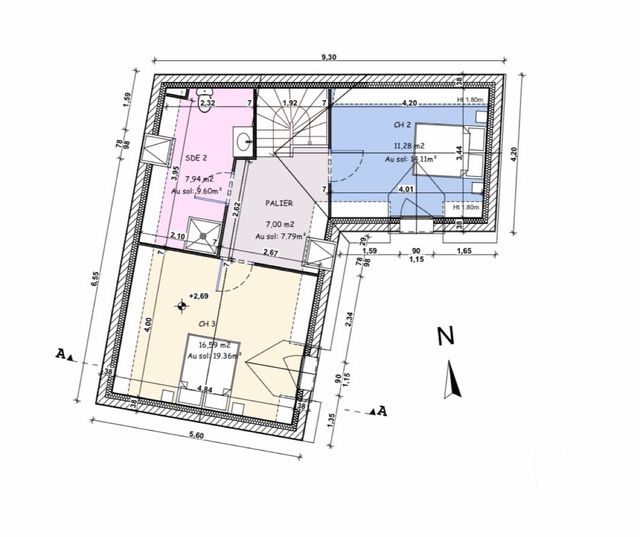 Maison &agrave; vendre - 4 pi&egrave;ces - 91 m2 - Le Gavre - 44 - PAYS-DE-LOIRE