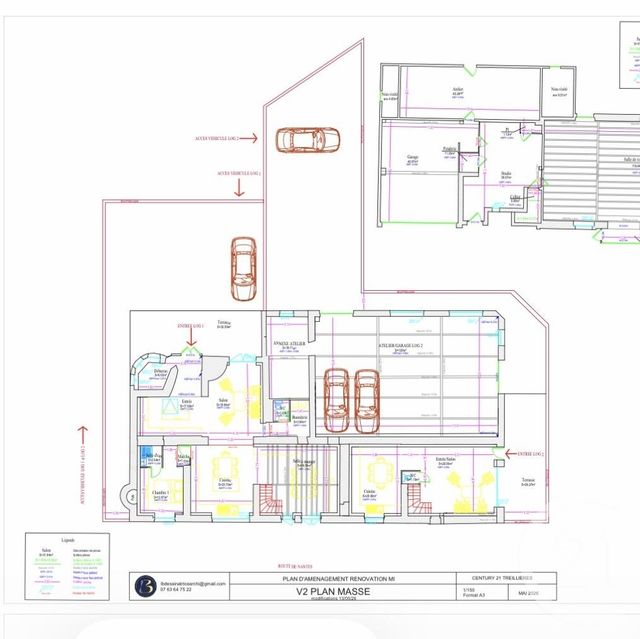 Maison &agrave; vendre - 5 pi&egrave;ces - 200 m2 - Treillieres - 44 - PAYS-DE-LOIRE