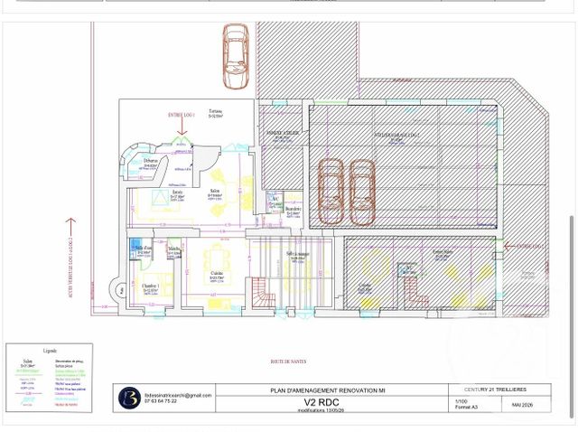 Maison &agrave; vendre - 5 pi&egrave;ces - 200 m2 - Treillieres - 44 - PAYS-DE-LOIRE