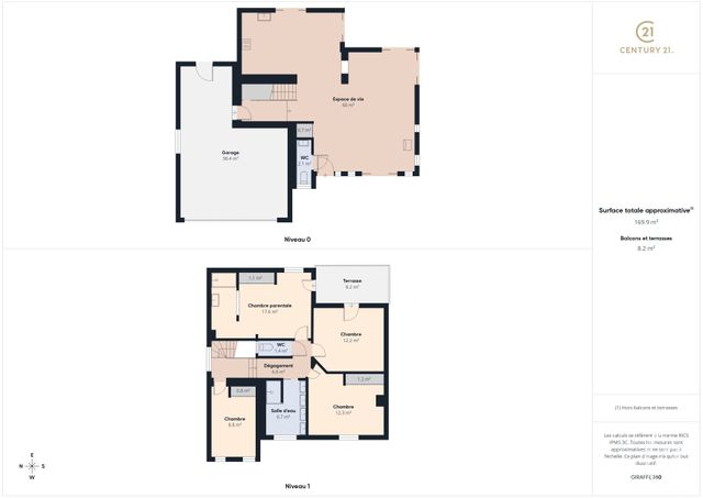 Maison &agrave; vendre - 6 pi&egrave;ces - 135 m2 - Marly - 57 - LORRAINE