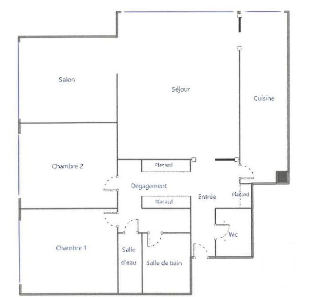 Appartement F4 &agrave; vendre - 4 pi&egrave;ces - 90,95 m2 - Puteaux - 92 - ILE-DE-FRANCE