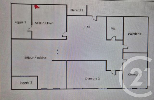 Appartement &agrave; vendre - 3 pi&egrave;ces - 73,02 m2 - Salon De Provence - 13 - PROVENCE-ALPES-COTE-D-AZUR