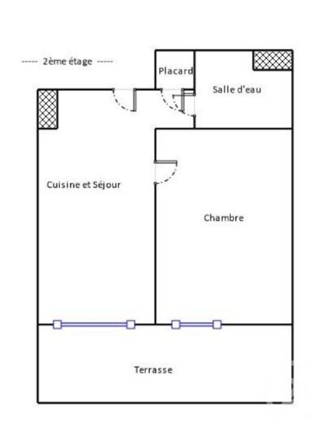 Appartement T2 &agrave; vendre - 2 pi&egrave;ces - 33,02 m2 - Marseille - 13011 - PROVENCE-ALPES-COTE-D-AZUR