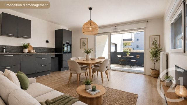 Appartement T2 &agrave; vendre - 2 pi&egrave;ces - 46 m2 - Theix Noyalo - 56 - BRETAGNE