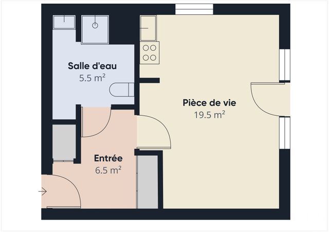 Appartement F1 &agrave; vendre - 1 pi&egrave;ce - 31,58 m2 - Bagneux - 92 - ILE-DE-FRANCE