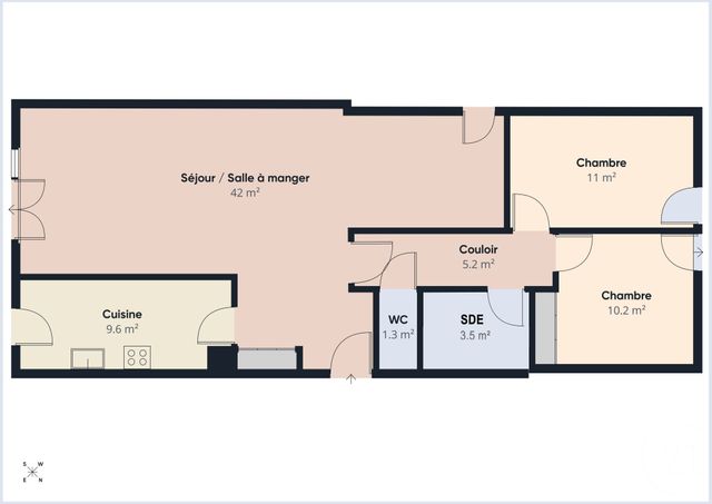 Appartement F4 &agrave; vendre - 4 pi&egrave;ces - 83 m2 - Fontenay Aux Roses - 92 - ILE-DE-FRANCE