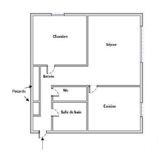 Appartement F2 &agrave; vendre - 2 pi&egrave;ces - 46,95 m2 - Sotteville Les Rouen - 76 - HAUTE-NORMANDIE