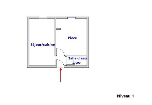 Appartement F2 &agrave; vendre - 2 pi&egrave;ces - 23,20 m2 - Uzes - 30 - LANGUEDOC-ROUSSILLON
