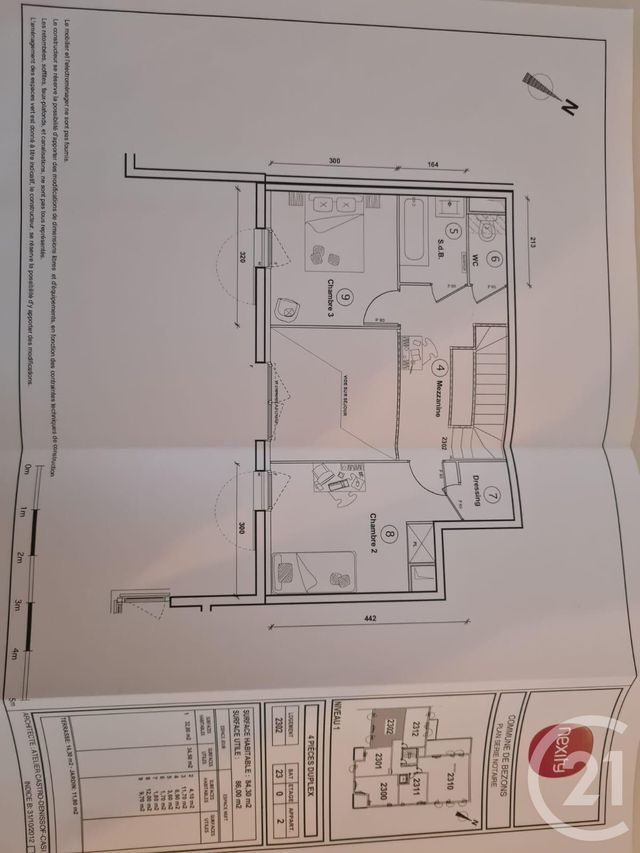 Appartement Duplex à vendre - 6 pièces - 94 m2 - Bezons - 95 - ILE-DE-FRANCE