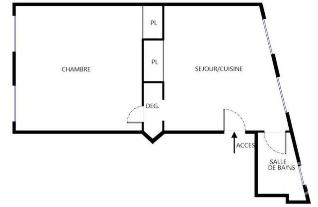 Appartement F2 à vendre - 2 pièces - 33,57 m2 - Paris - 75014 - ILE-DE-FRANCE