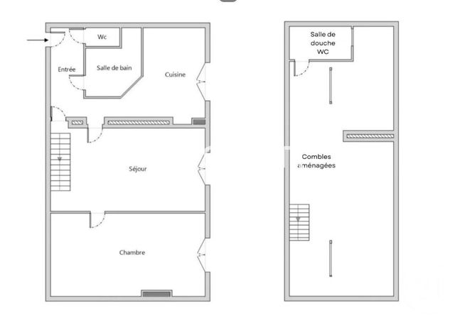 Appartement &agrave; vendre - 3 pi&egrave;ces - 55,30 m2 - Paris - 75013 - ILE-DE-FRANCE