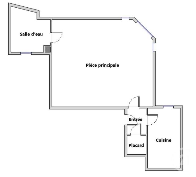 Appartement F1 &agrave; vendre - 1 pi&egrave;ce - 25,54 m2 - Paris - 75005 - ILE-DE-FRANCE