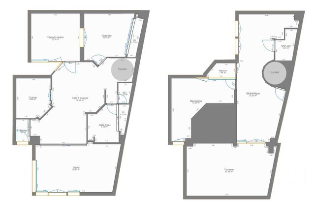 Maison &agrave; vendre - 5 pi&egrave;ces - 128,69 m2 - Paris - 75013 - ILE-DE-FRANCE