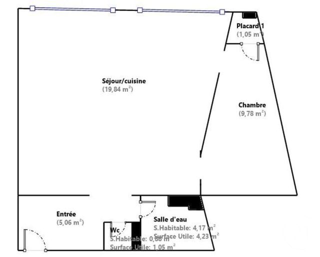 Appartement T2 &agrave; vendre - 2 pi&egrave;ces - 40,78 m2 - Paris - 75005 - ILE-DE-FRANCE