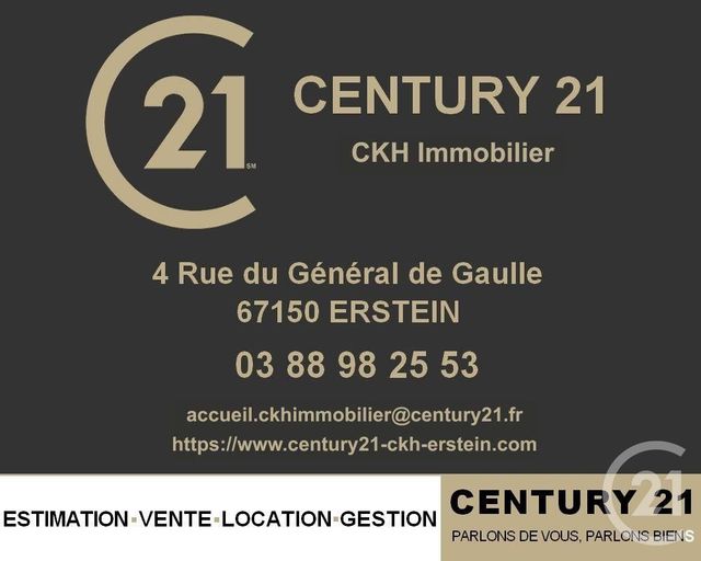 Appartement F3 à vendre - 3 pièces - 56,92 m2 - Erstein - 67 - ALSACE