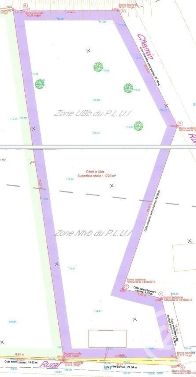 Terrain à vendre - 1729 m2 - St Martin De Nigelles - 28 - CENTRE