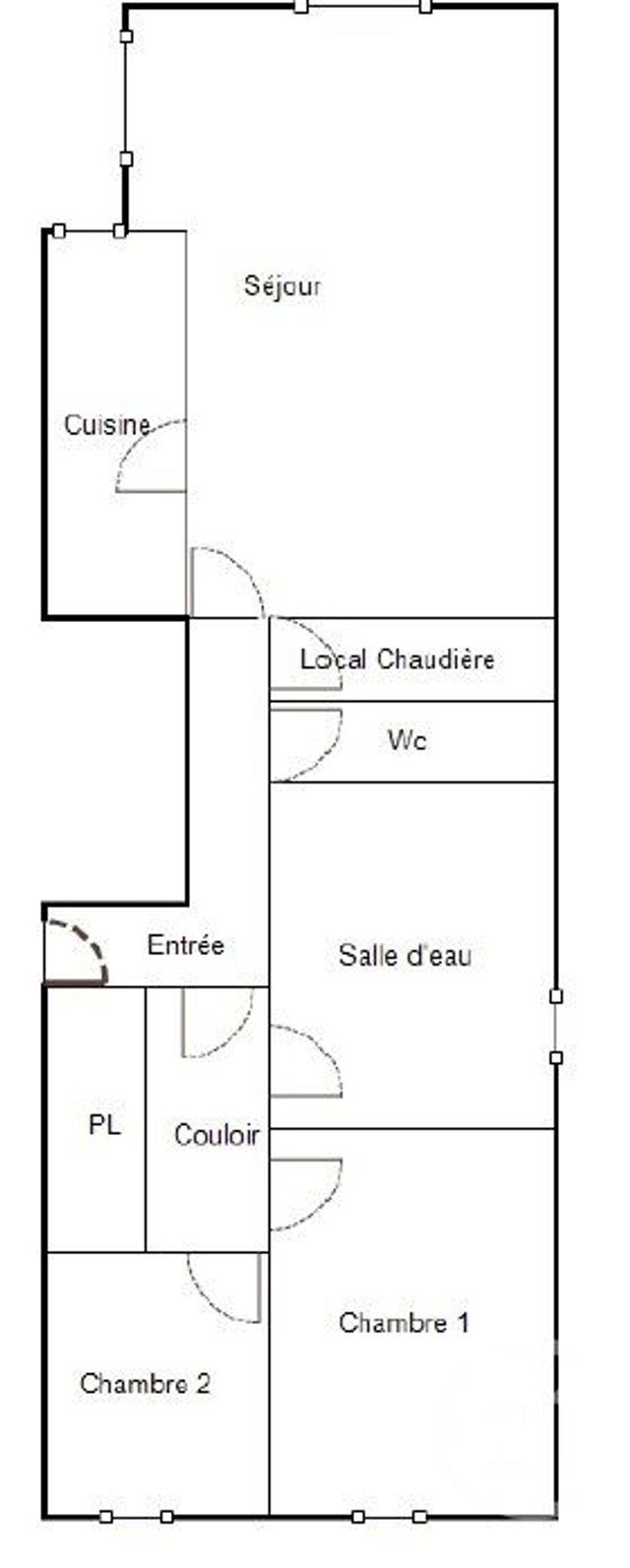 Appartement F3 à vendre - 3 pièces - 83,95 m2 - Epernon - 28 - CENTRE