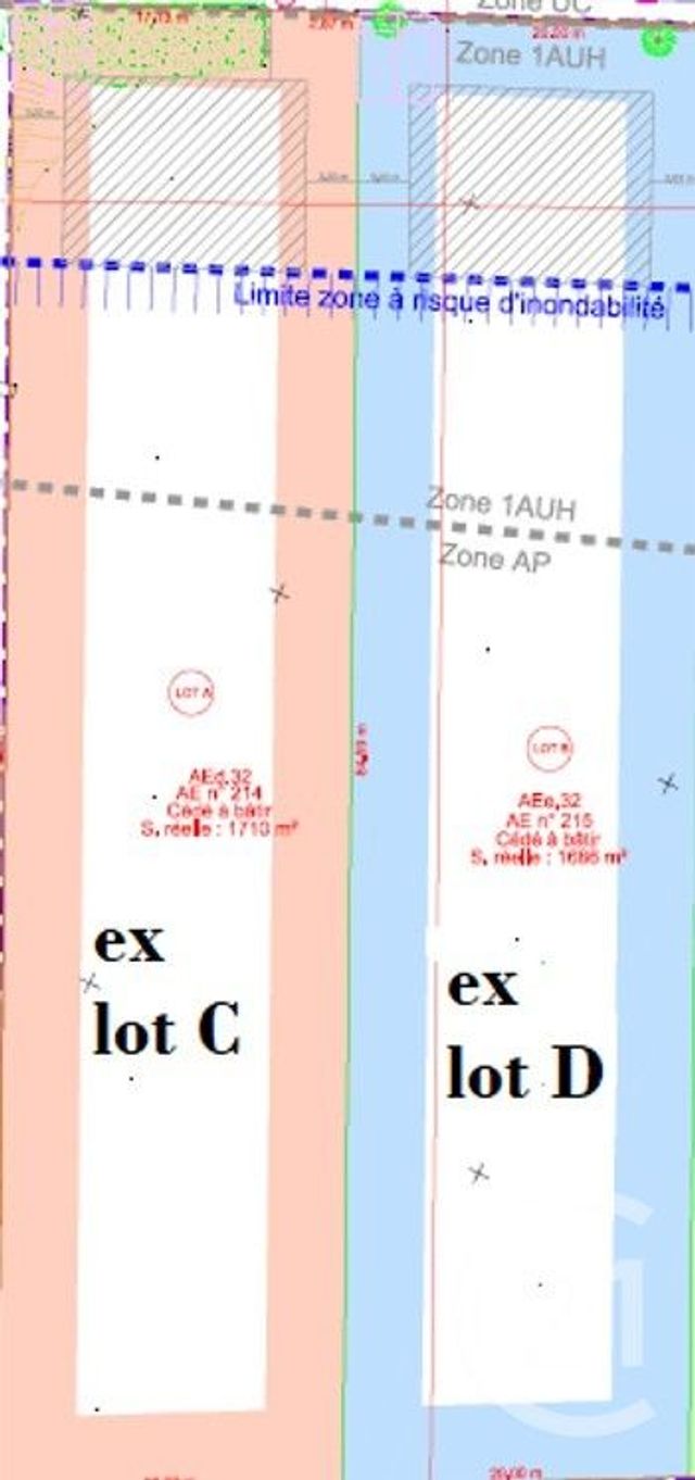 Terrain à vendre - 1662 m2 - Coulombs - 28 - CENTRE