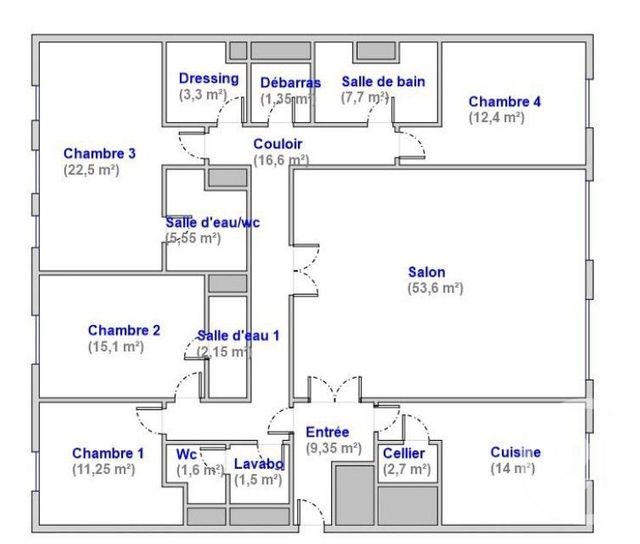 Appartement F6 à vendre - 6 pièces - 180,65 m2 - Epernon - 28 - CENTRE