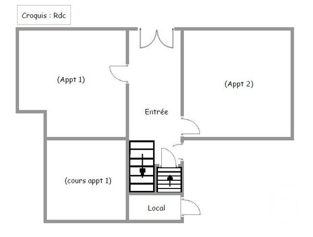 Immeuble &agrave; vendre - 171 m2 - Epernon - 28 - CENTRE