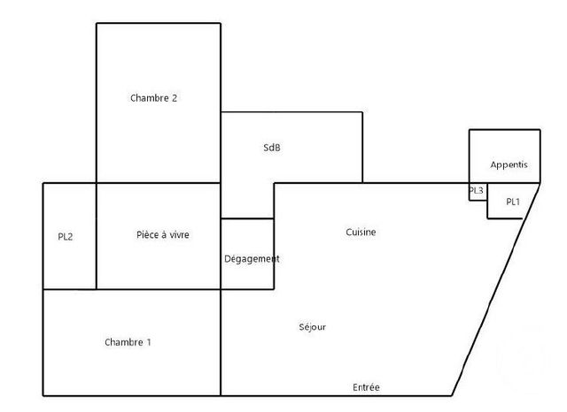 Appartement F4 &agrave; vendre - 4 pi&egrave;ces - 105,52 m2 - Maintenon - 28 - CENTRE