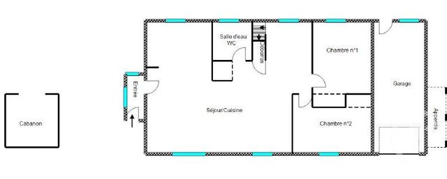 Maison &agrave; vendre - 6 pi&egrave;ces - 111 m2 - Epernon - 28 - CENTRE