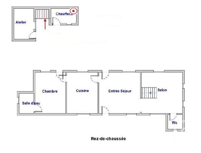 Maison à vendre - 9 pièces - 173 m2 - Nogent Le Roi - 28 - CENTRE