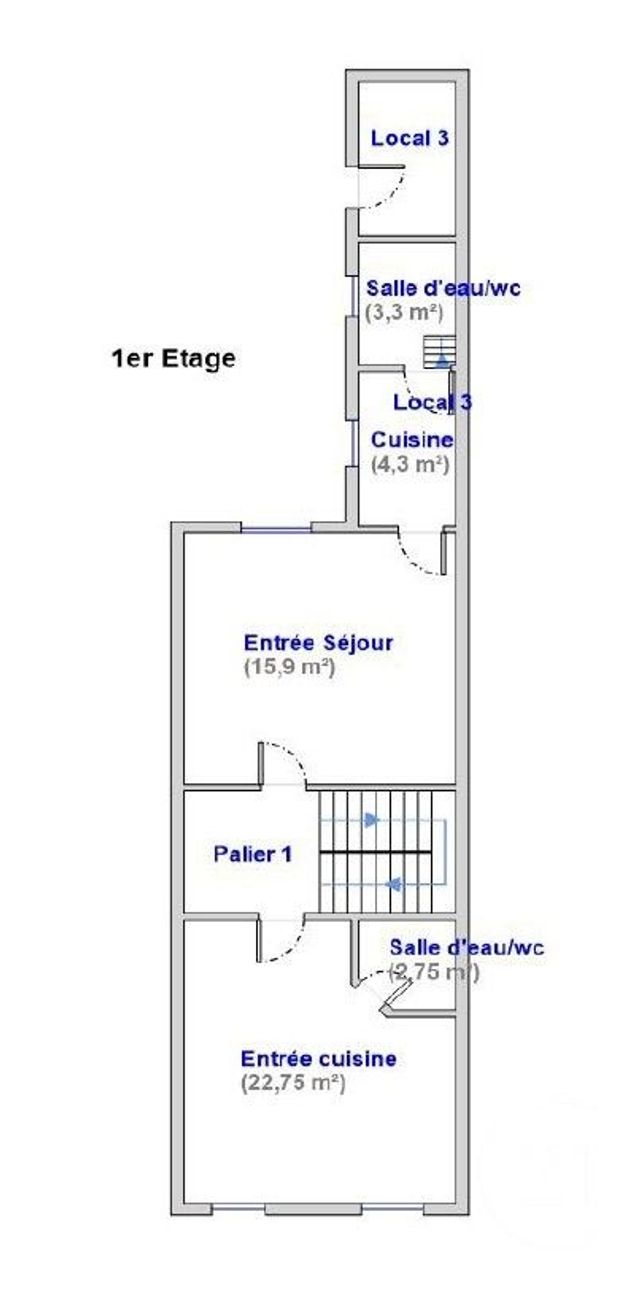 Immeuble &agrave; vendre - 116 m2 - Epernon - 28 - CENTRE