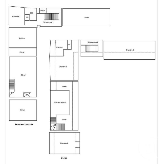 Maison &agrave; vendre - 8 pi&egrave;ces - 210 m2 - Gallardon - 28 - CENTRE
