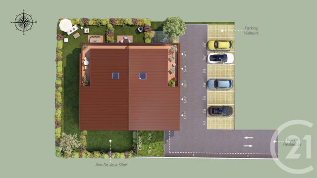 Appartement T4 à vendre - 4 pièces - 71,97 m2 - Marnaz - 74 - RHONE-ALPES