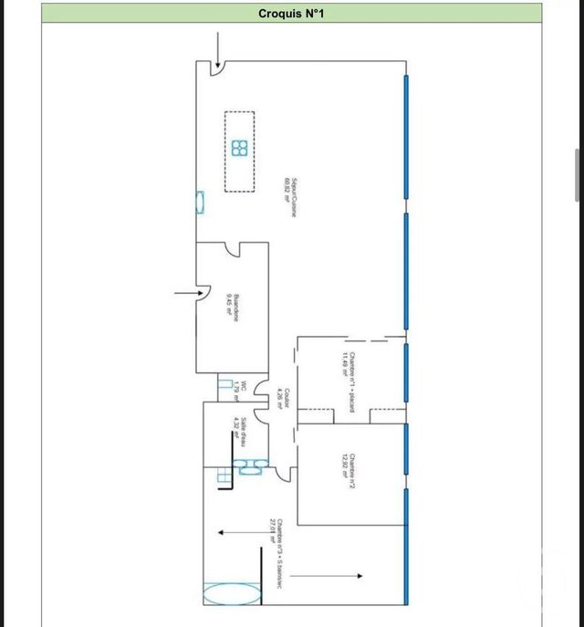 Appartement F4 &agrave; vendre - 4 pi&egrave;ces - 132,06 m2 - Cannes - 06 - PROVENCE-ALPES-COTE-D-AZUR