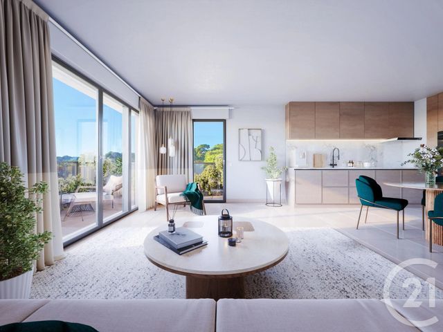 Appartement F3 &agrave; vendre - 3 pi&egrave;ces - 63,60 m2 - Antibes - 06 - PROVENCE-ALPES-COTE-D-AZUR