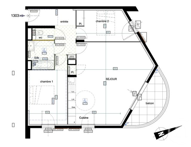 Appartement F3 &agrave; vendre - 3 pi&egrave;ces - 77,96 m2 - Juan Les Pins - 06 - PROVENCE-ALPES-COTE-D-AZUR
