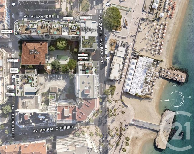Appartement F3 &agrave; vendre - 3 pi&egrave;ces - 64,09 m2 - Juan Les Pins - 06 - PROVENCE-ALPES-COTE-D-AZUR