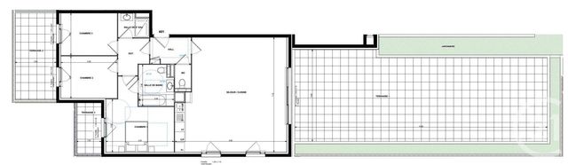 Appartement F4 &agrave; vendre - 4 pi&egrave;ces - 95,10 m2 - Antibes - 06 - PROVENCE-ALPES-COTE-D-AZUR