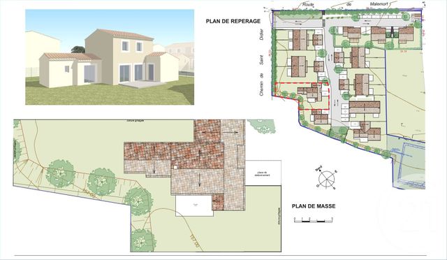 Maison à vendre - 4 pièces - 106,05 m2 - Mazan - 84 - PROVENCE-ALPES-COTE-D-AZUR