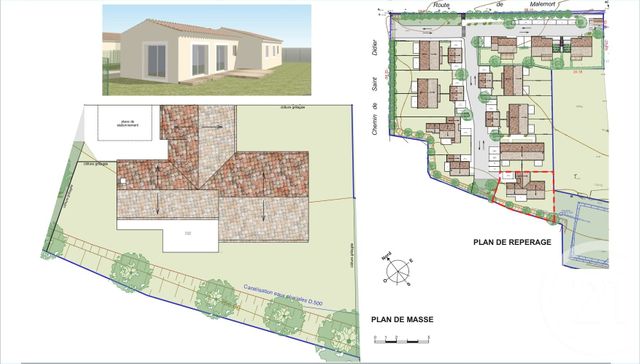 Maison à vendre - 4 pièces - 103,50 m2 - Mazan - 84 - PROVENCE-ALPES-COTE-D-AZUR