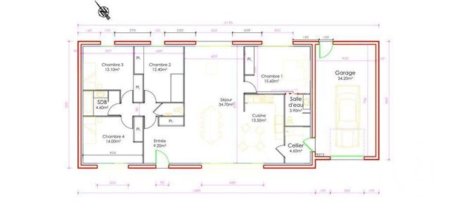 Maison &agrave; vendre - 5 pi&egrave;ces - 126 m2 - Chevillon Sur Huillard - 45 - CENTRE